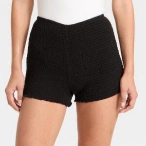 NWT wild fable smocked black bloomer shorts y2k tik tok viral beach medium